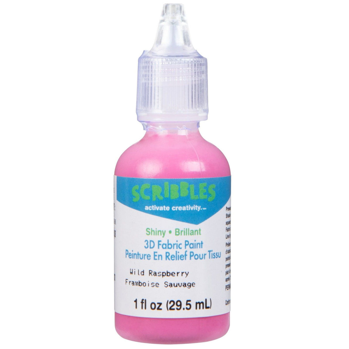 Scribbles • 3D textile paint glossy 29.5ml wild raspberry