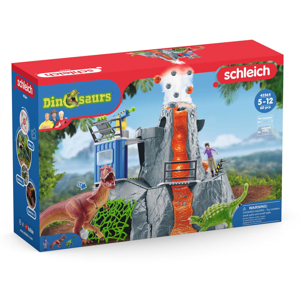 Schleich Dinosaurier große Vulkanexpedition 42564