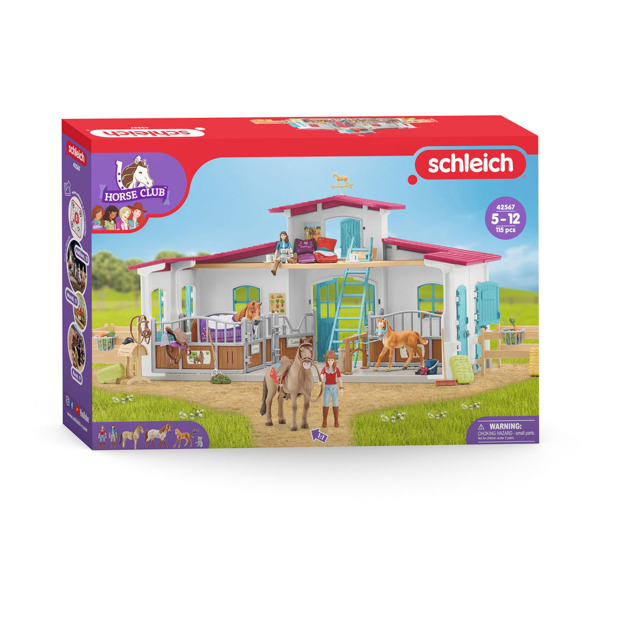 Schleich Horse Club Reitschule mit Zubehör 42567