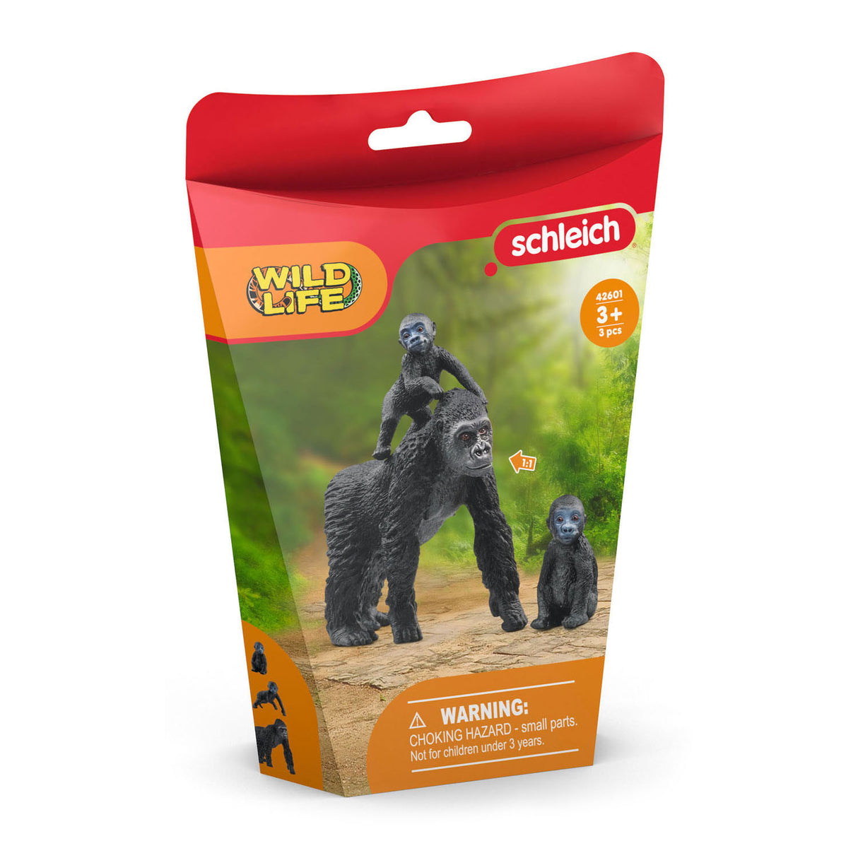 Schleich Wildtier Gorillafamilie 42601