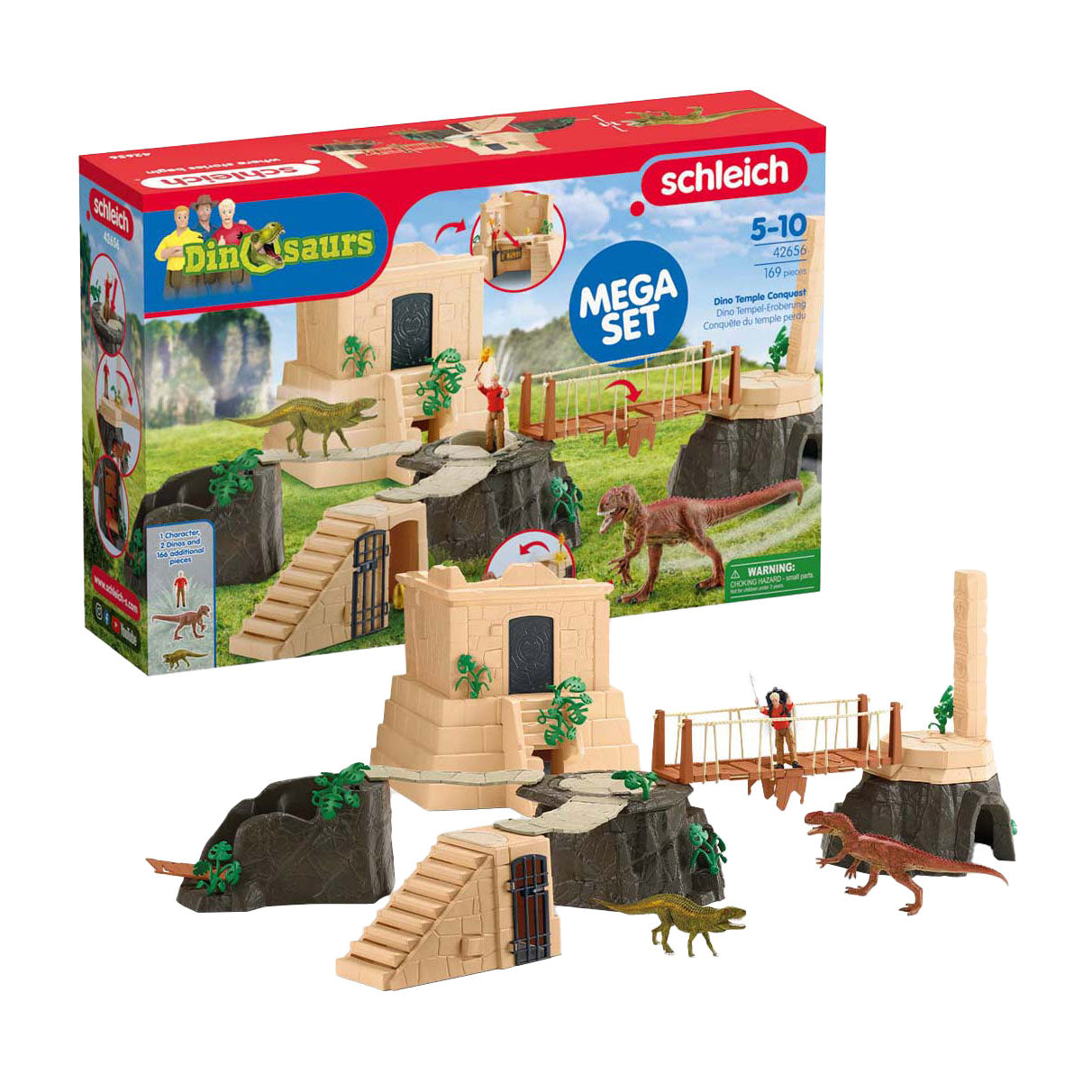 Schleich Dinosaurier Tempel Eroberung 42656
