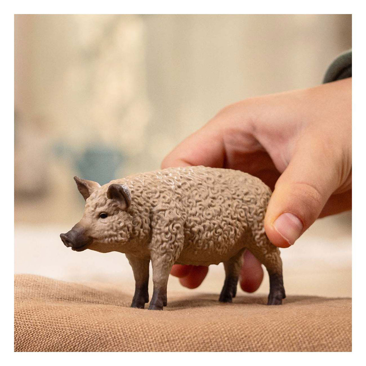 Schleich Bauernhofwelt - Wollschwein - 14892