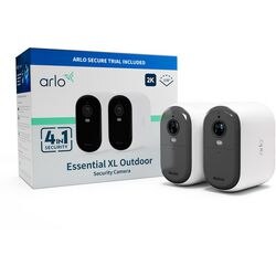 Drahtlose Überwachungskamera Arlo Essential 2K XL für den Außenbereich – 2 IP-Kameras