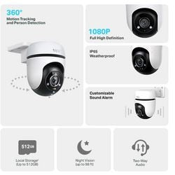 Tp-link Tapo C500 Outdoor-Überwachungskamera – Full HD – 360° horizontal 130° vertikal – IP65 WLAN-Kamera