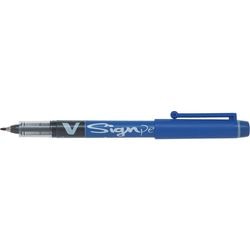 Fineliner pilot v sign 0,6mm blauw