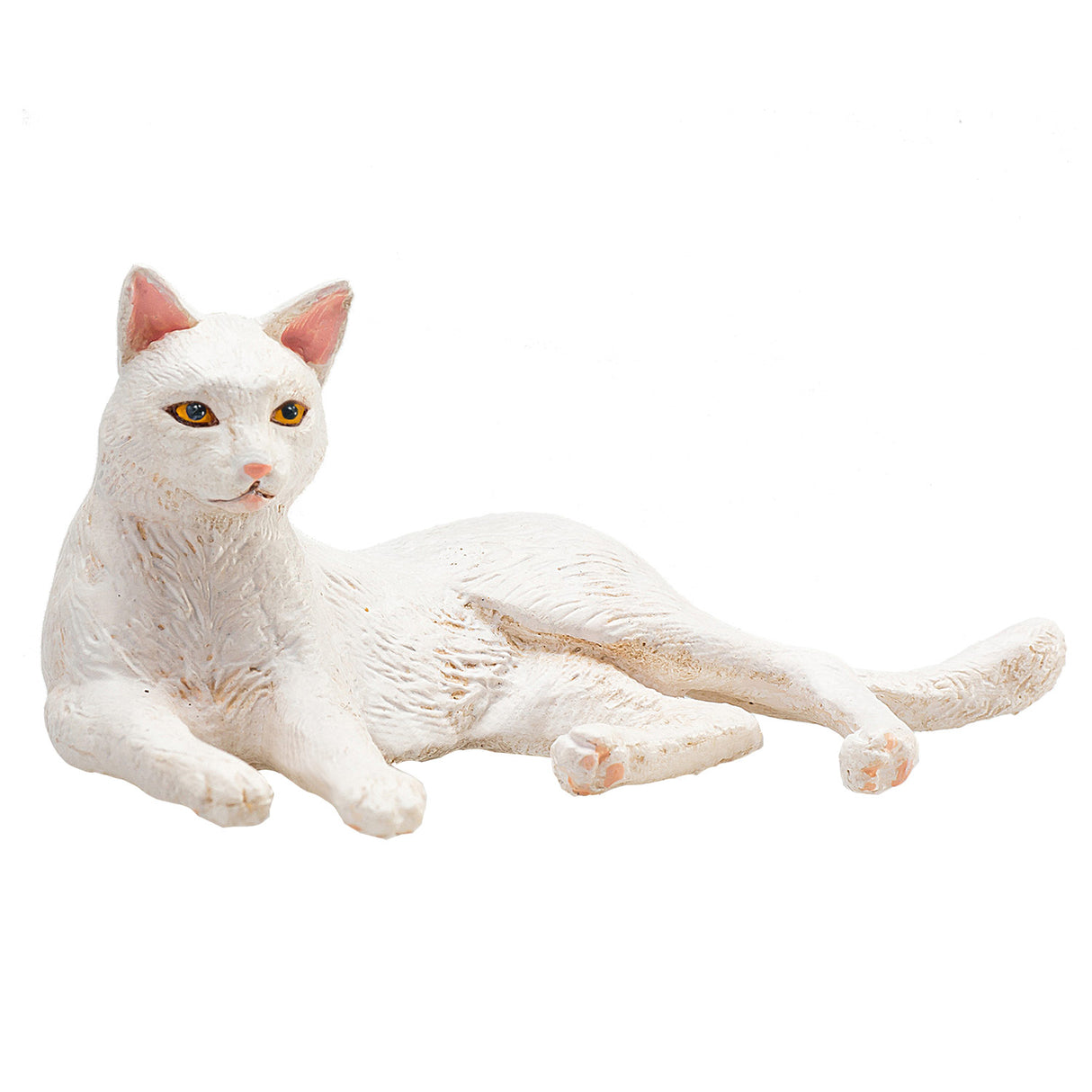 Mojo Ackerland liegende Katze weiß - 387368