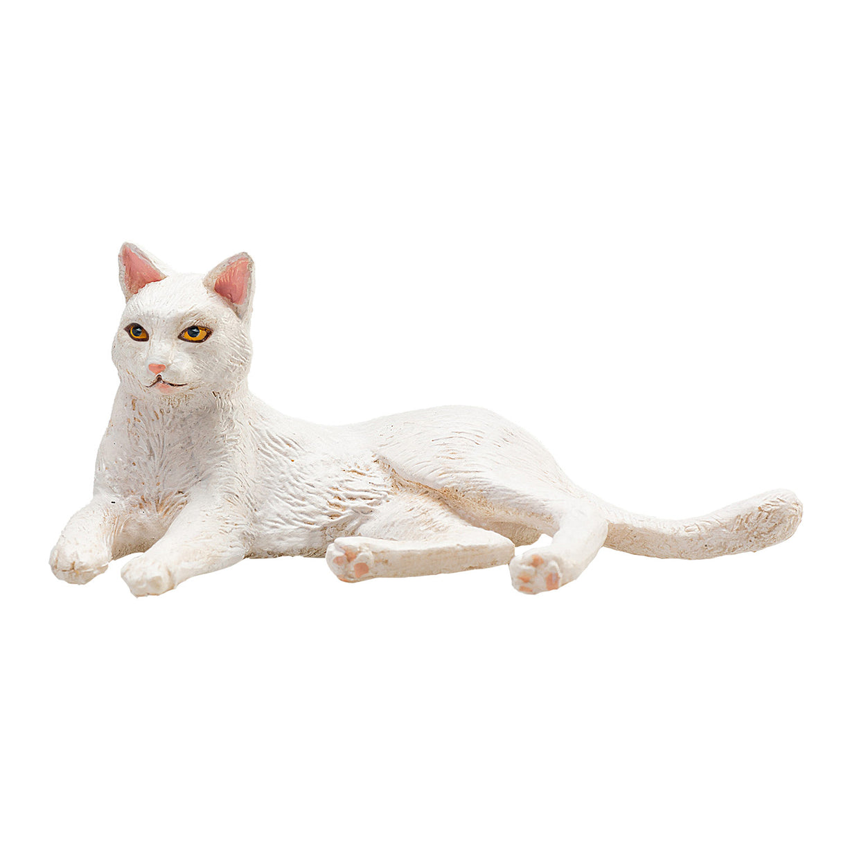 Mojo Ackerland liegende Katze weiß - 387368