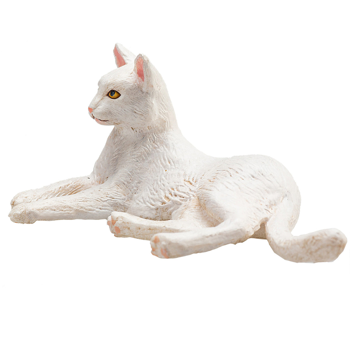 Mojo Ackerland liegende Katze weiß - 387368