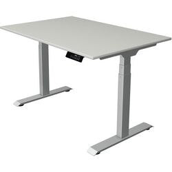 Zit-sta-bureau kerkmann move 1 stable grijs, zilver 1270 mm x 1200 mm