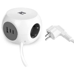 Act Steckdosenleiste AC2420 weiß