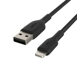 Oplaadkabel belkin caa002bt2mbk zwart apple lightning naar usb-a male