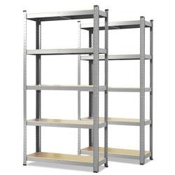Ty kast karat lakota mdf, plaatstaal 900 x 400 x 1800 mm zilver