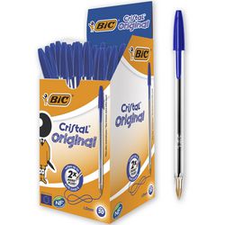 Bic Kugelschreiber Kristallblau 0,4 mm 50 Stück