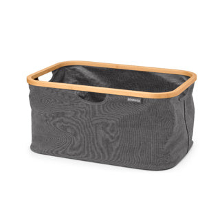 Brabantia Wäschekorb – faltbar – 40 l – Pfefferschwarz