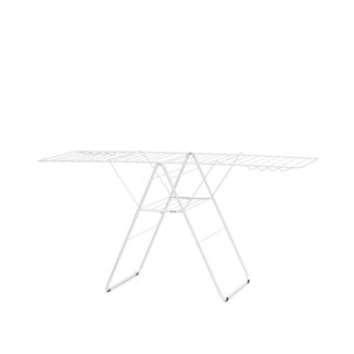 Brabantia Hangon Wäscheständer 25 m – faltbarer Wäscheständer – Weiß