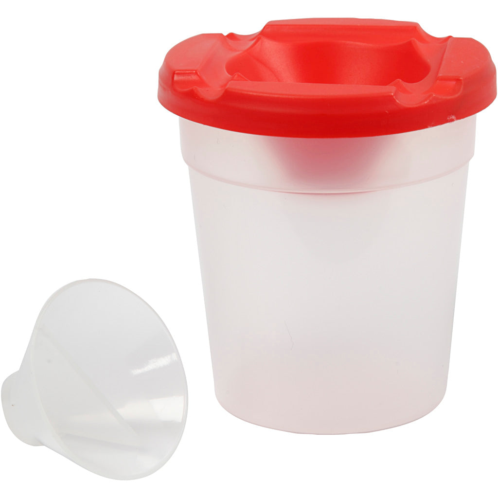 Creativ Company auslaufsicherer Topf, H: 8,5 cm, T 8 cm, 250 ml, 15 Stück 1 Karton