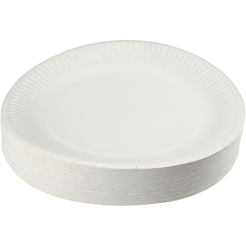 Pappteller, D 23 cm, 100 Stück 1 Karton