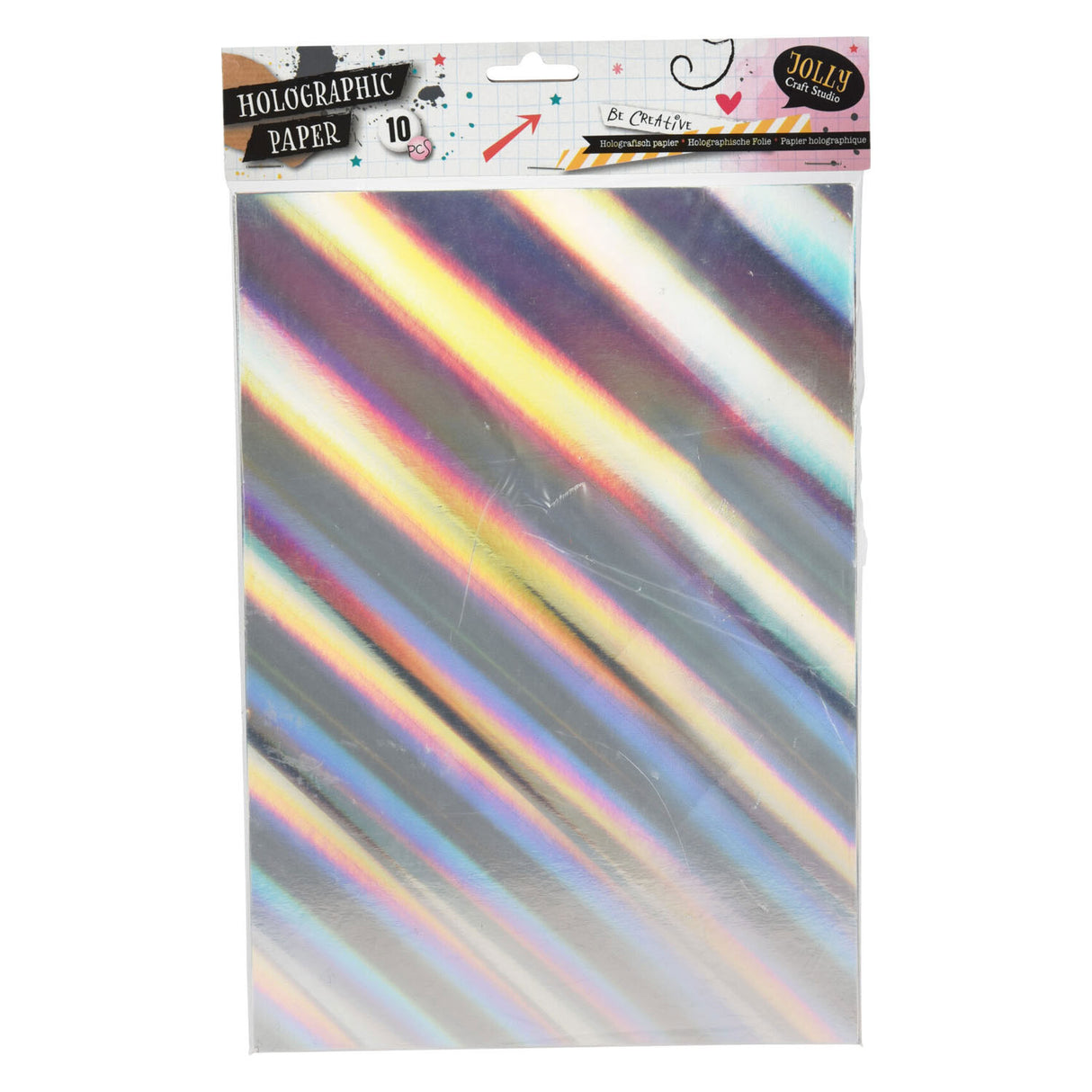Holographisches Papier A4, 10 Blätter
