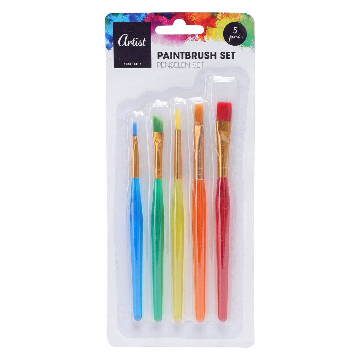 Set Flachpinsel, 5-tlg.