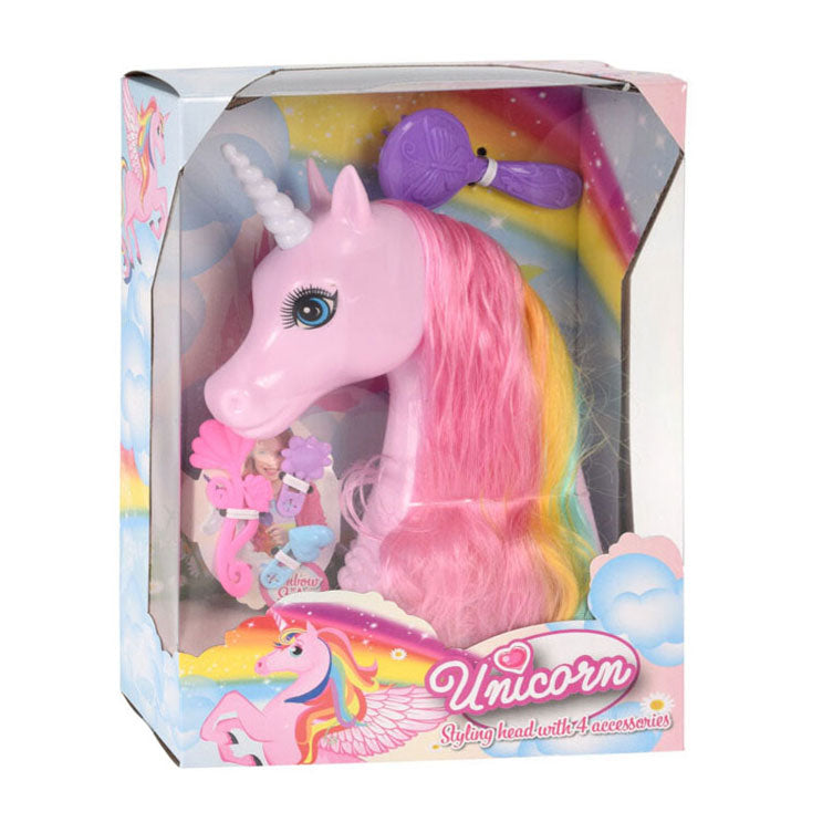 Einhorn-Haubenkopf mit 4 Zubehörteilen