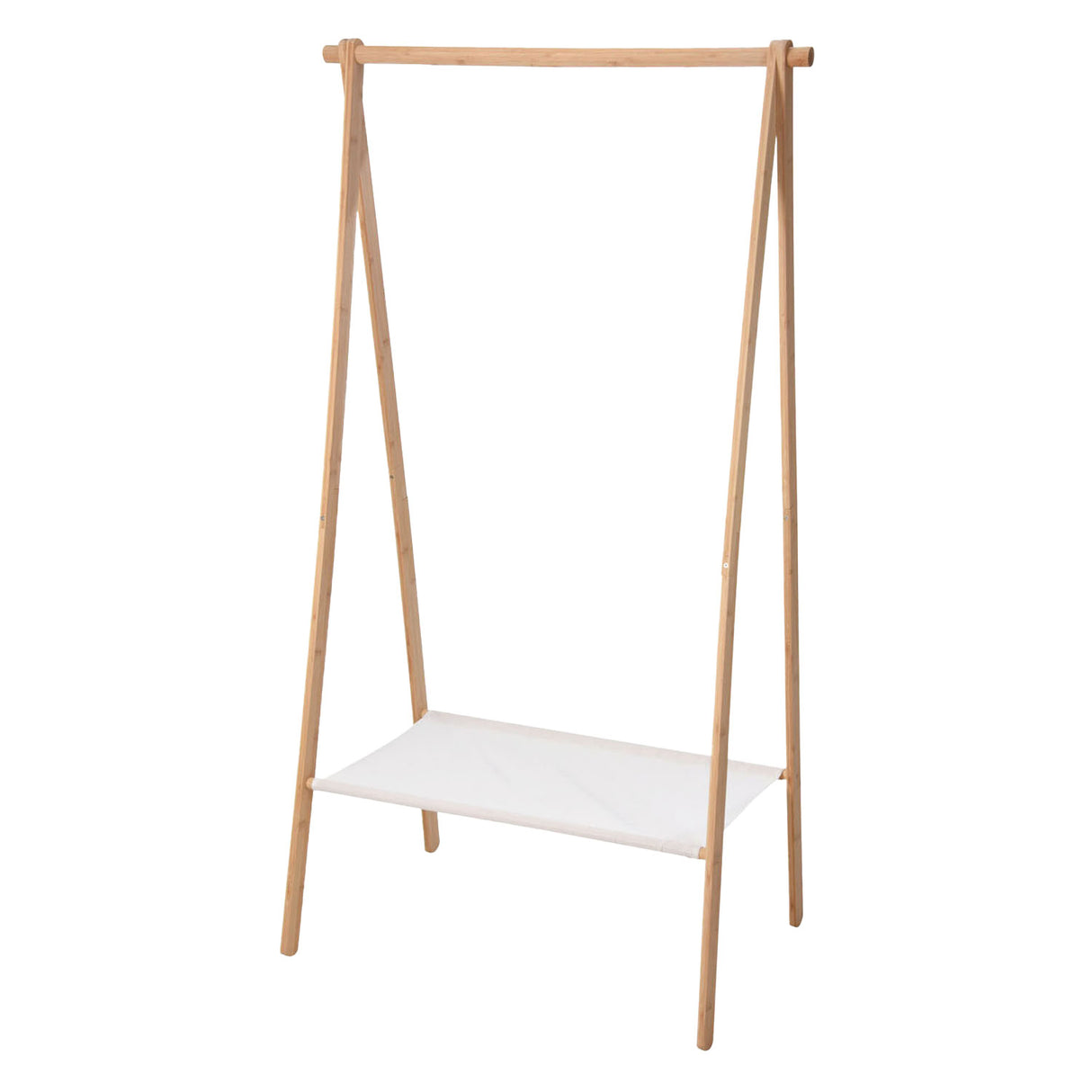 Kleiderständer Bambus, 86x57x155cm