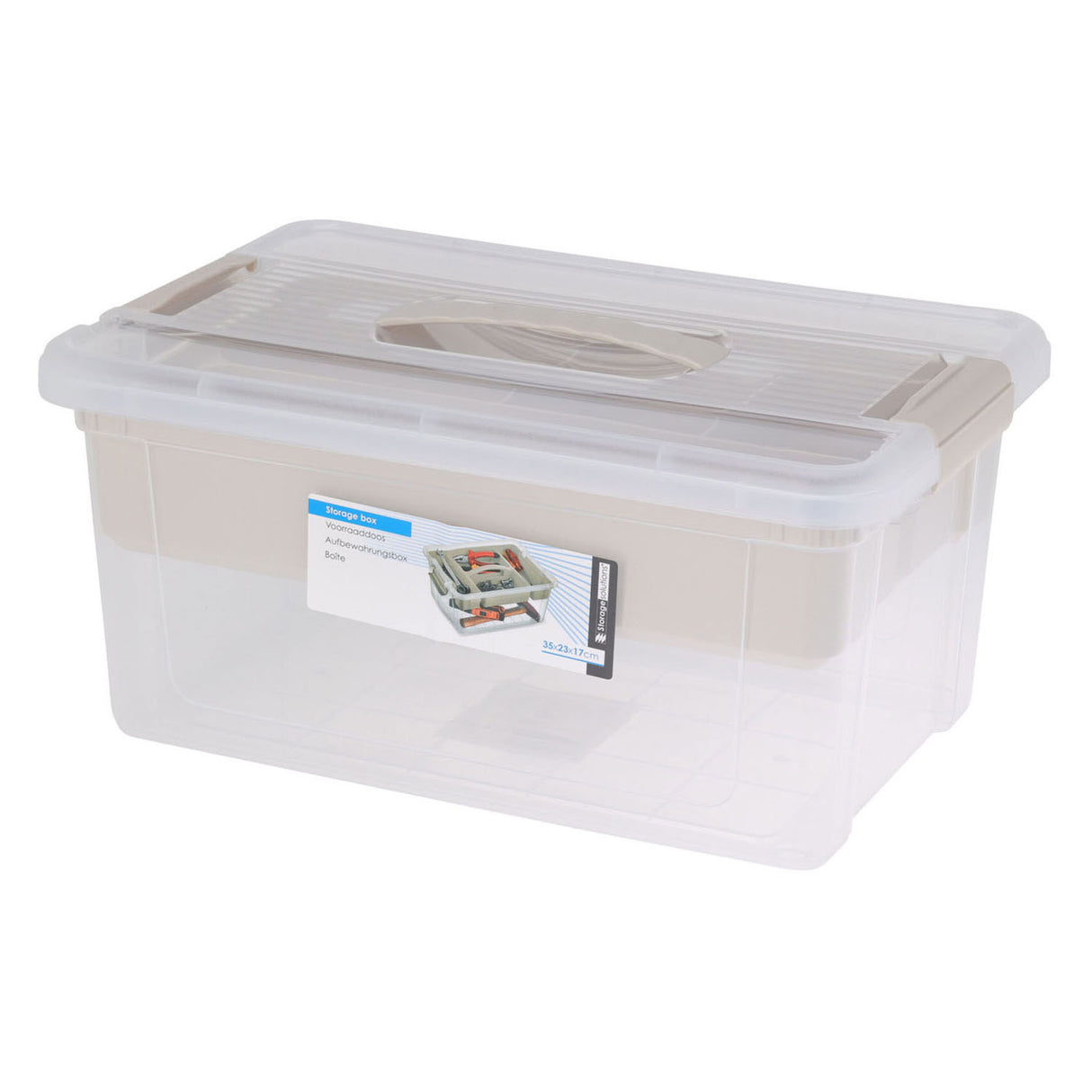 Markenlose Aufbewahrungsbox ohne Marke, 32 x 23 x 17 cm