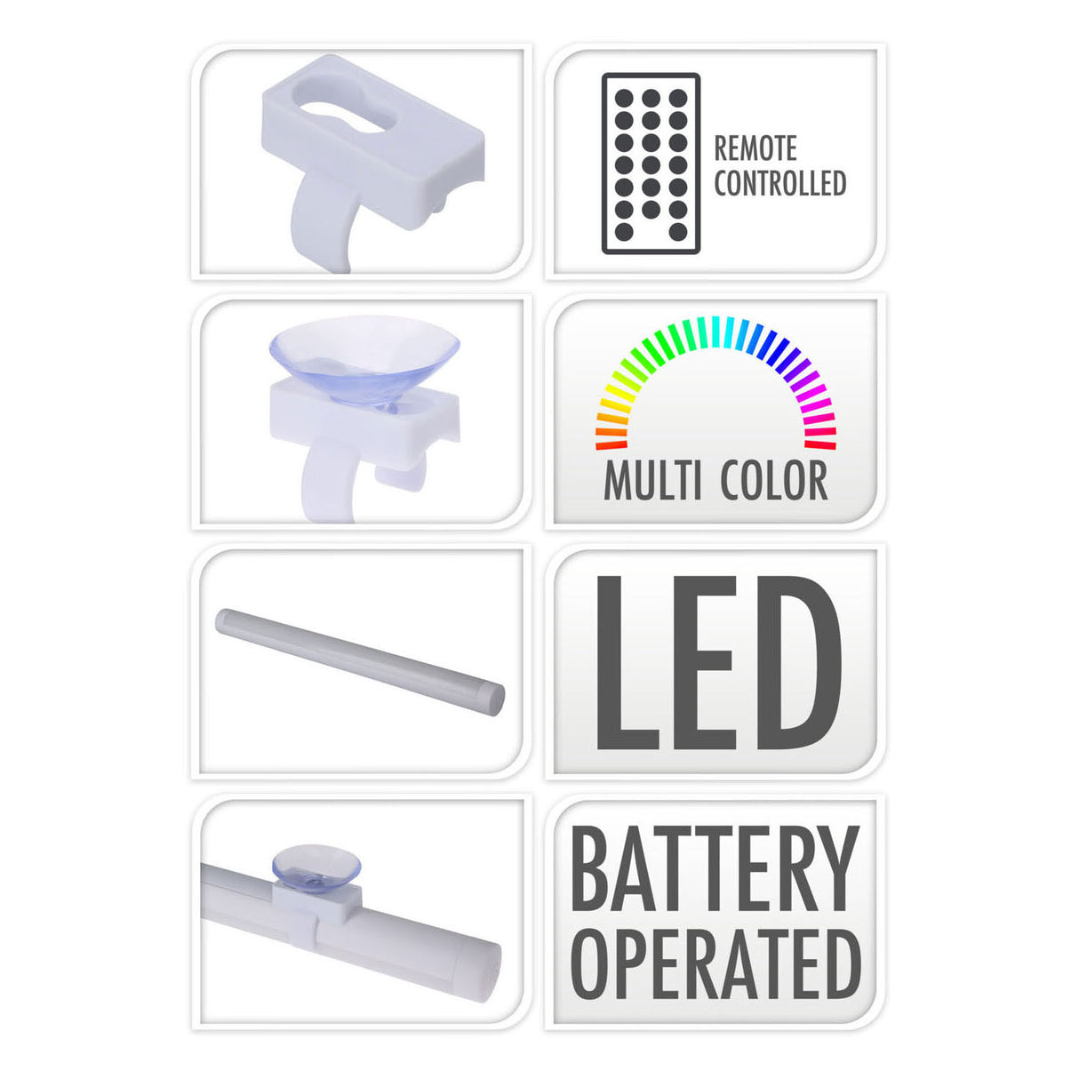 RC LED-Farb-Hängelichtleiste