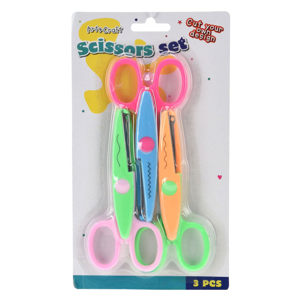 Scherenset für Kinder, 3-tlg.
