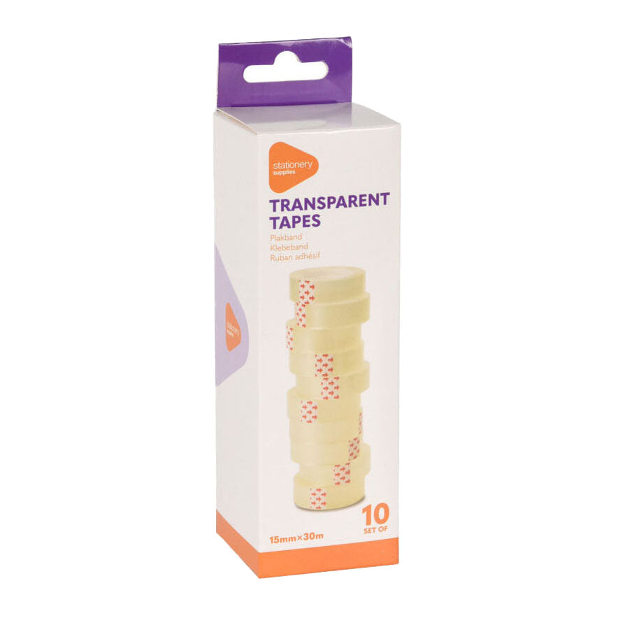 Klebebandrolle 15 mm, 10 Stk.