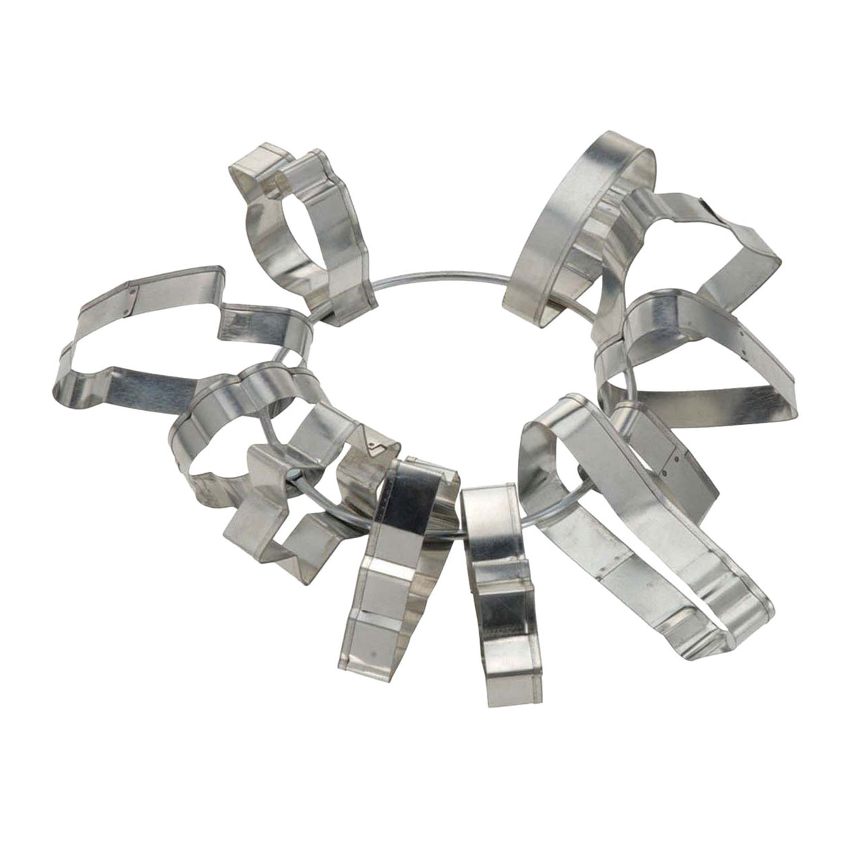 Ausstecher-Set am Ring, 11-tlg.