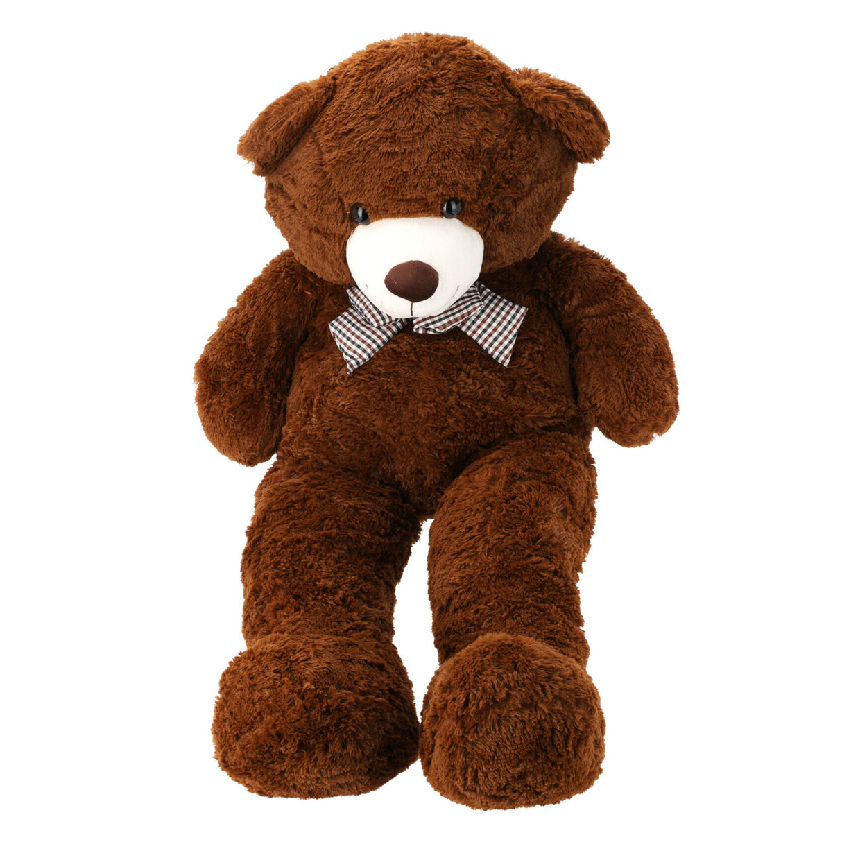 XXL Teddybär Plüsch dunkelbraun, 120cm