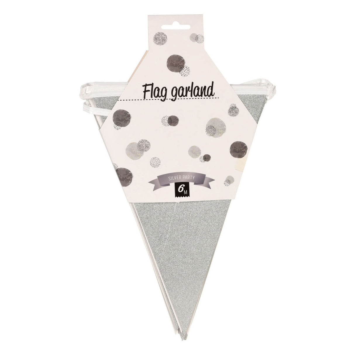Silberne Flaggenleine, 6 m