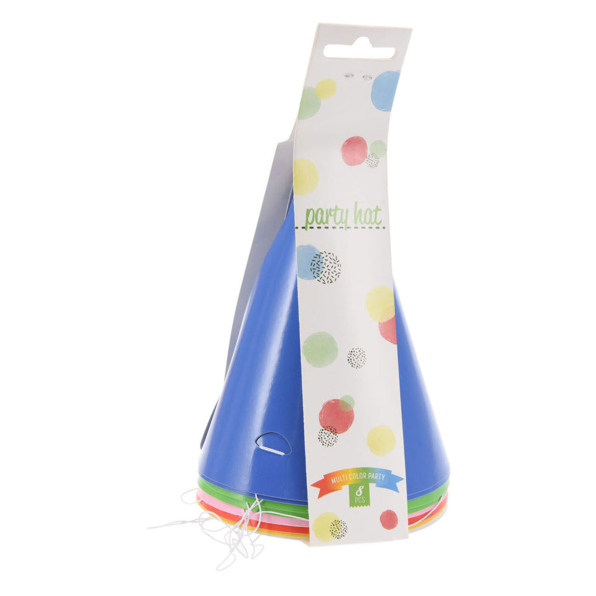 Partyhut Papierfarbe, 8 Stk.