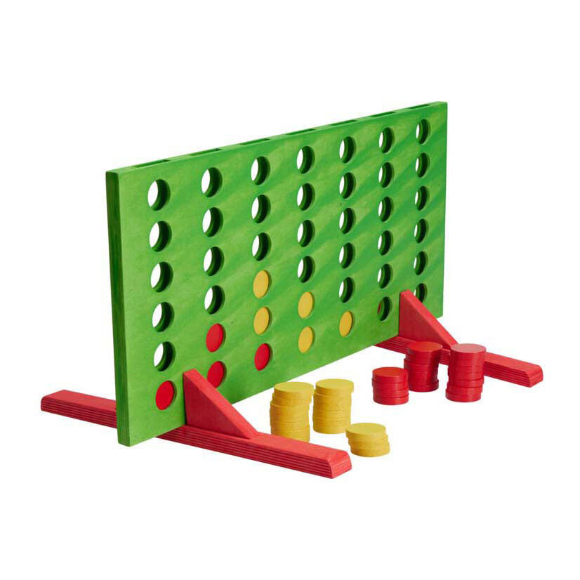 4-Gewinnt-Spiel aus Holz
