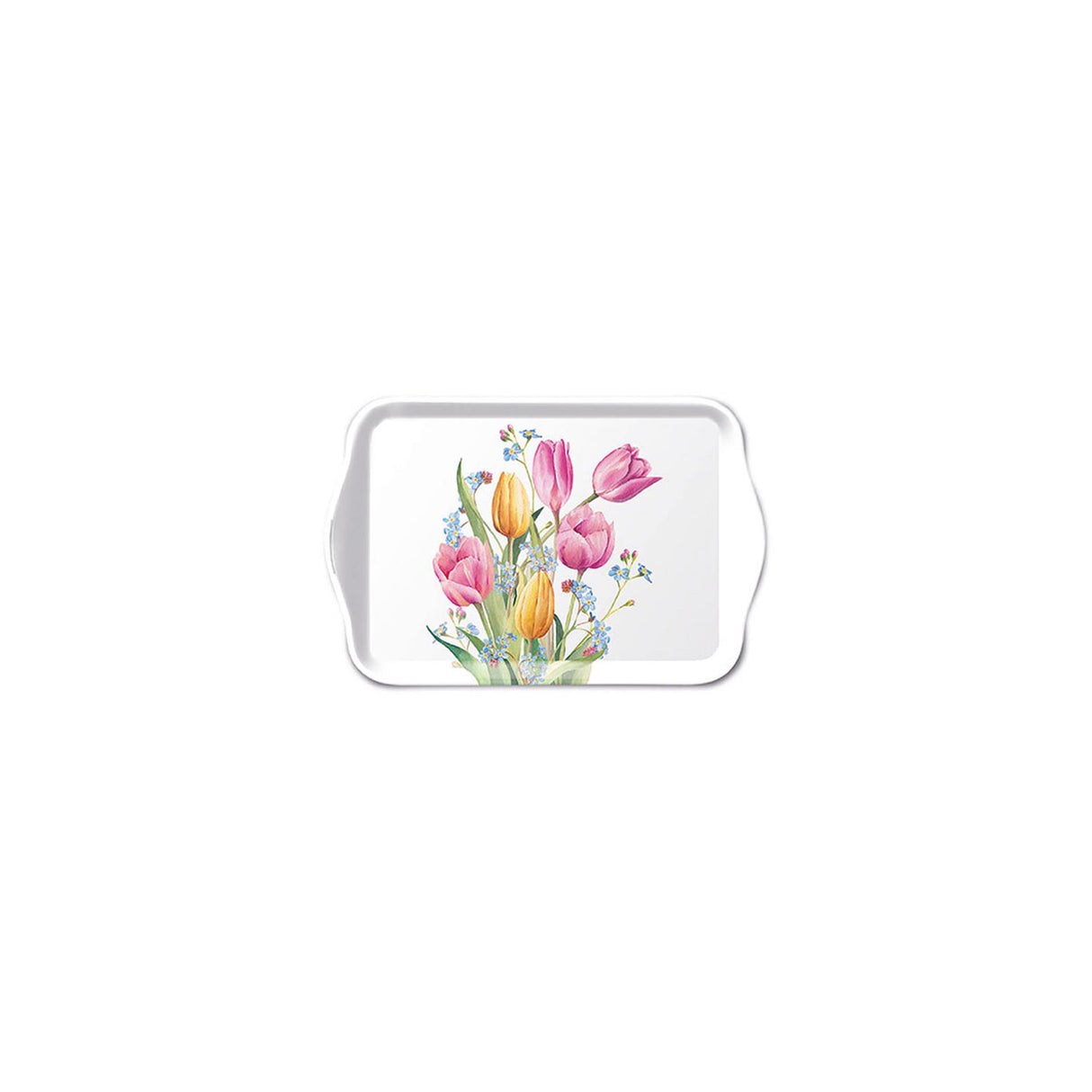Ambiente Tablett Tulpenstrauß 13x21cm