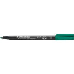 Permanente ohp marker staedtler lumocolor groen 10 stuks