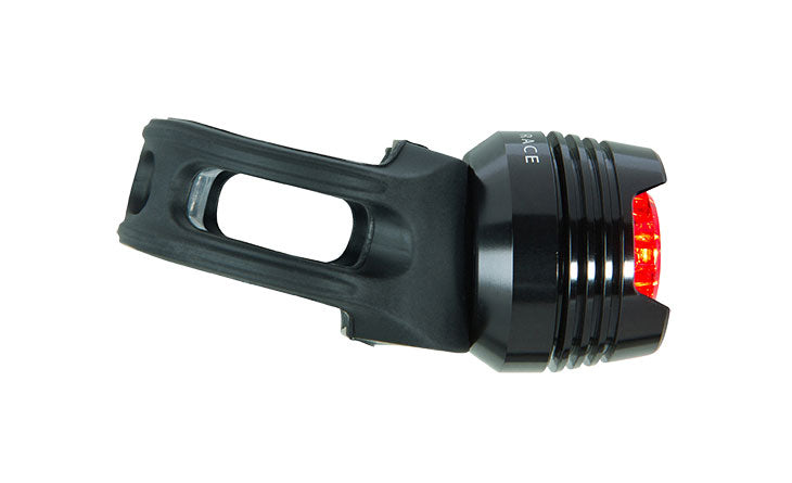 Rfr-Lichtdiamant 'rote LED' schwarz