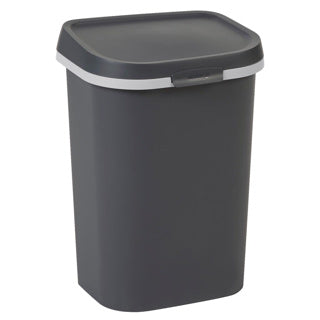 Curver Mülleimer Mistral flach 25 Liter anthrazit
