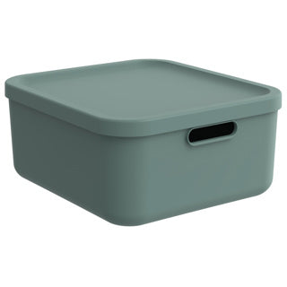 Rotho Deko-Aufbewahrungsbox Albula hell 20 l Mistelgrün