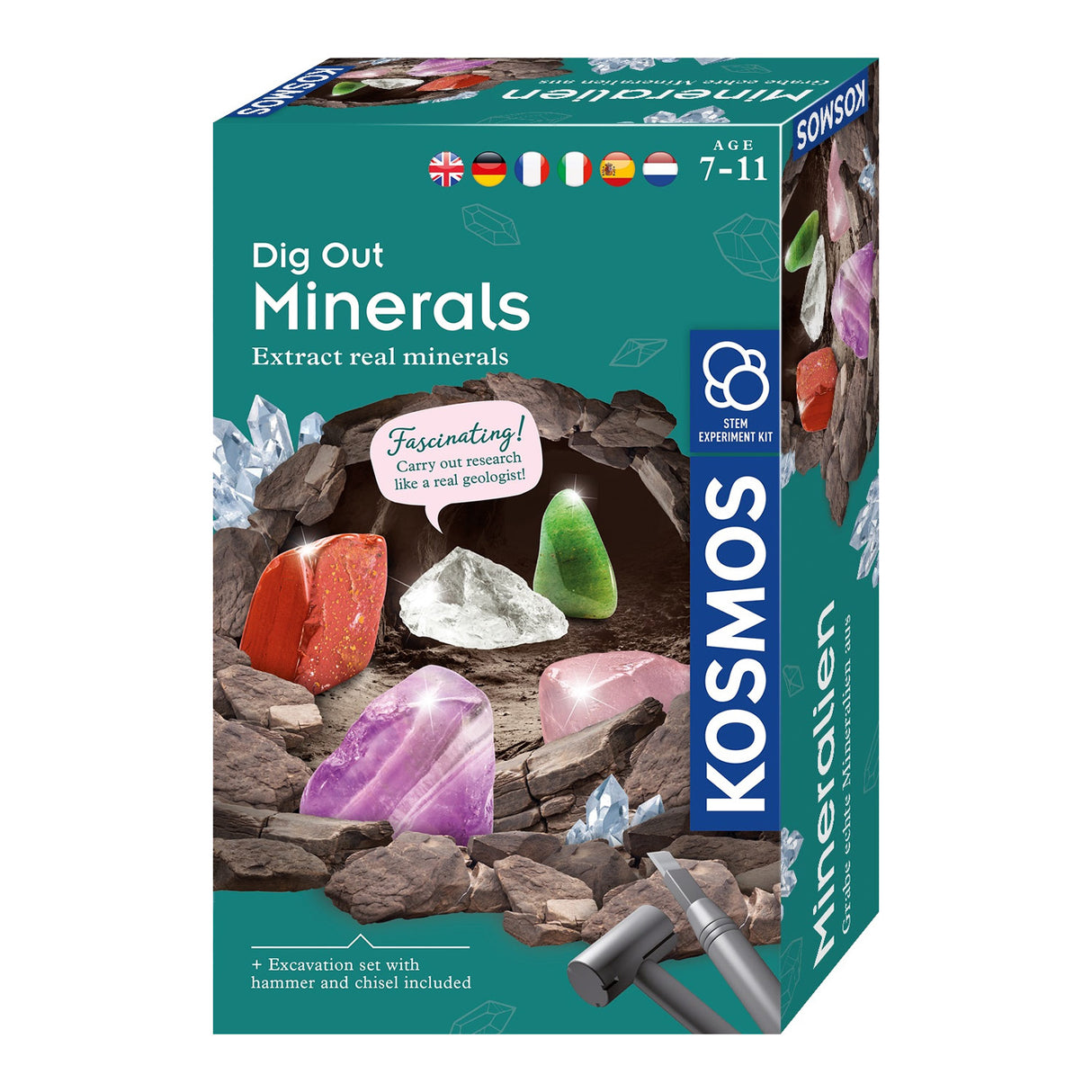 Kosmosmineralien ausgraben