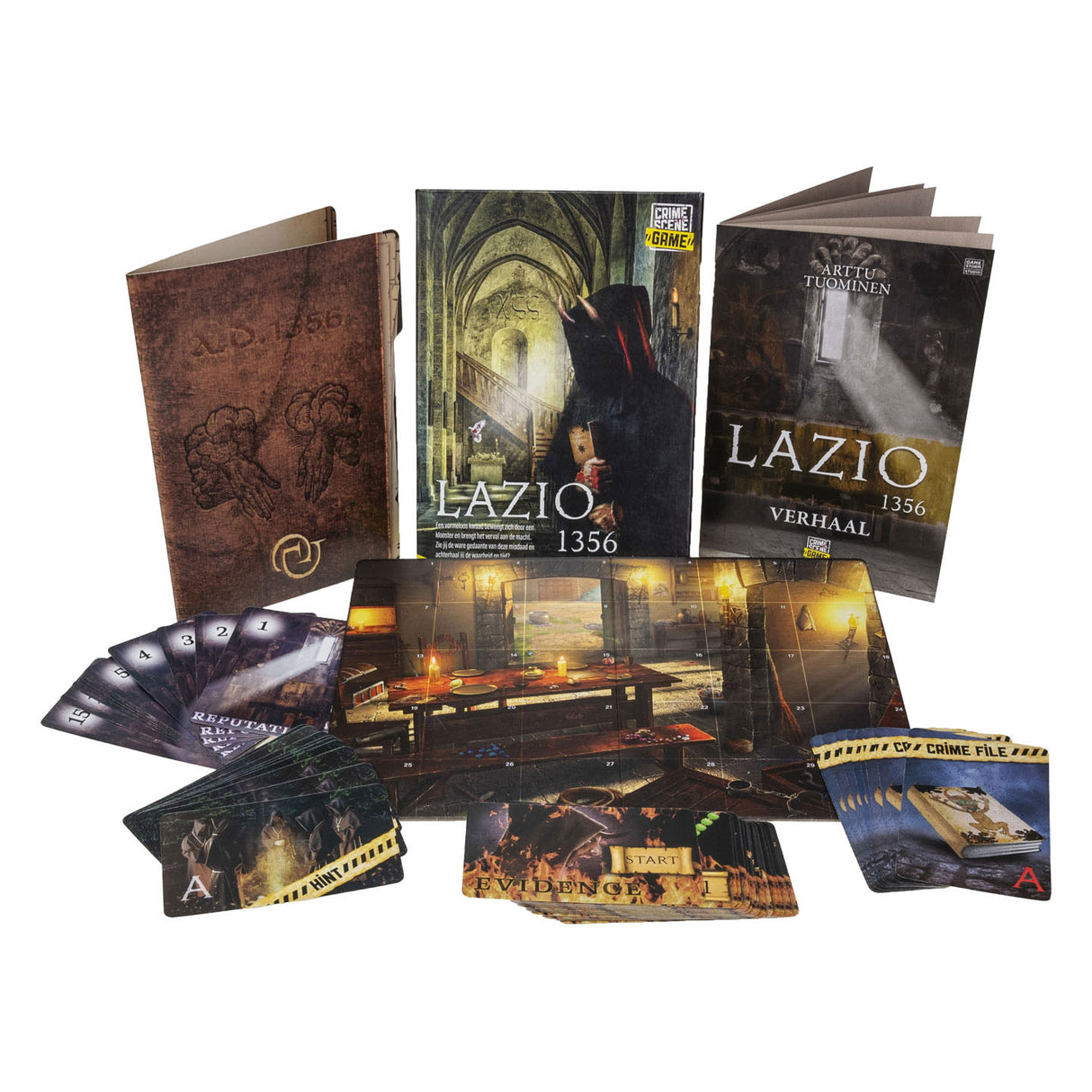 Tactic Crime Scene Lazio 1356 und Brettspiel
