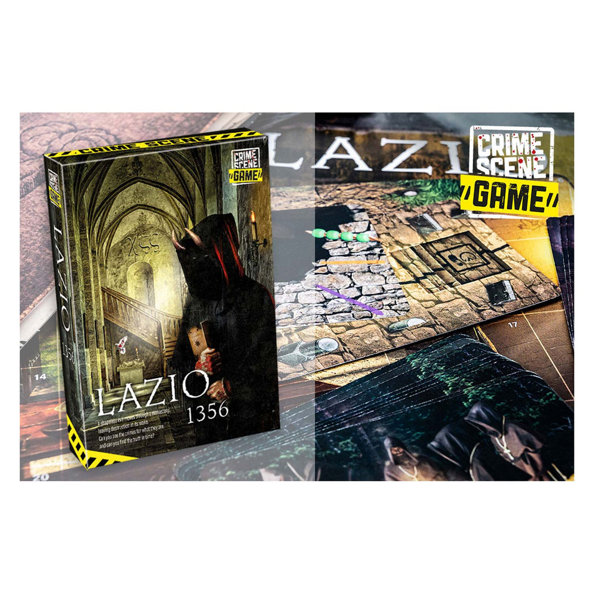 Tactic Crime Scene Lazio 1356 und Brettspiel