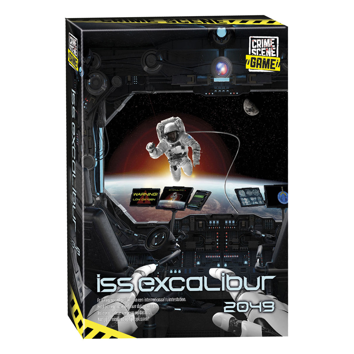 Tactic Crime Scene Iss Excalibur 2049 – Brettspiel – Krimispiel – Futuristisches Mysterium im Weltraum – Eingehende Untersuchung und Schlussfolgerung – Crime Scene Series – Game Storm Studio – 1 oder mehr Spieler – ab 18 Jahren