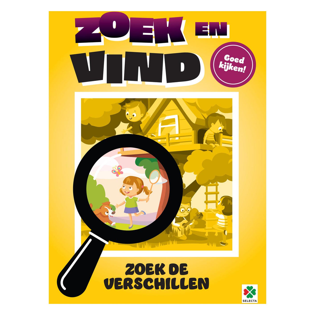 Selecta Suchen und Finden: Aktivitätsbuch „Erkenne die Unterschiede“.