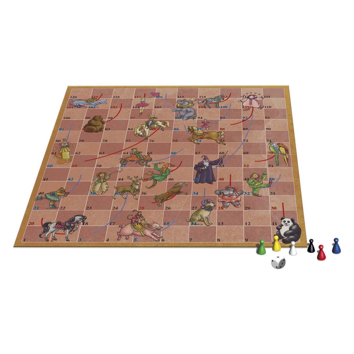 Selecta-Brettspiele aus der Vergangenheit – Zirkusschlangen und Leitern