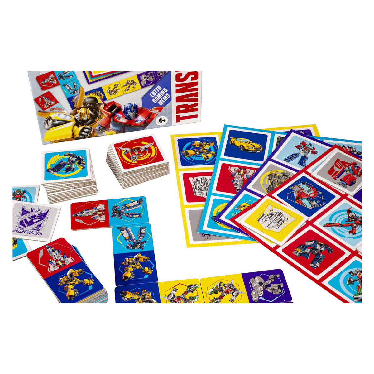 Tactic Transformers 3in1 Memo-Lotto-Domino