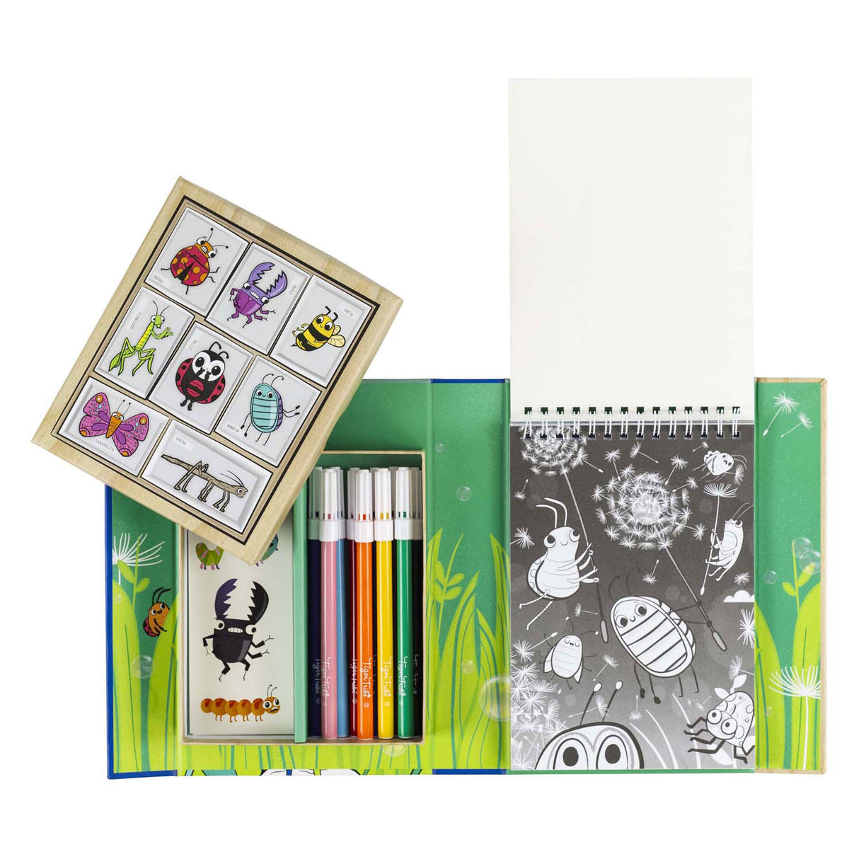 Tigerstamm-Malset, Gartenkreaturen, Malspaß für Kinder – kreatives Set.