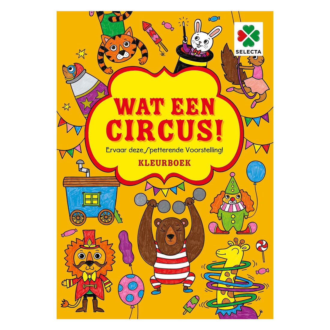 Wählen Sie was im Zirkus! Malbuch