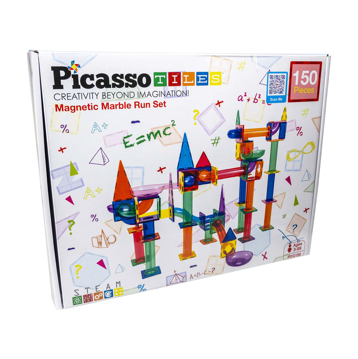 Selecta Picasso-Kugelbahn – magnetische Bausteine, 150 Stück.