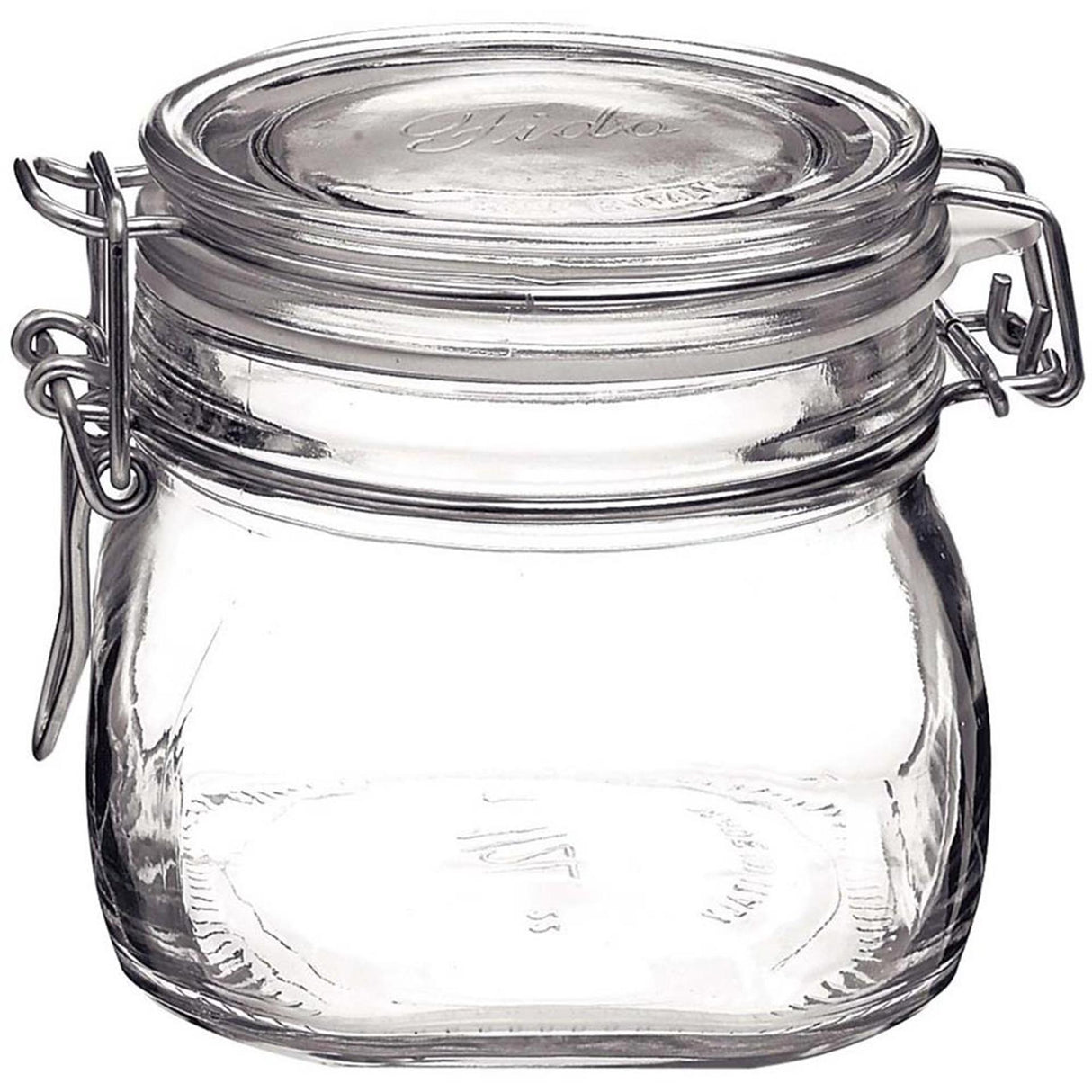 Rocco Bormioli Bormioli Einmachglas Einmachglas quadratisch 0,5 l Fido 6er Pack